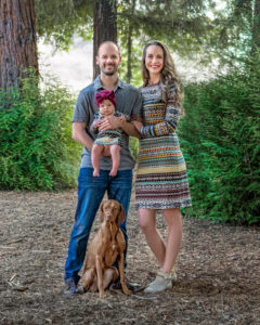 family at Carbon Canyon Park in Brea